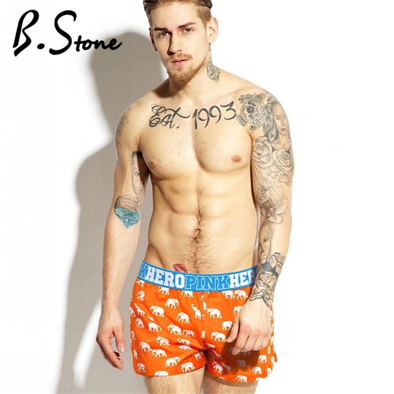 Мужское сексуальное нижнее белье 4 шт. хлопок мужские боксеры шорты | Мужская