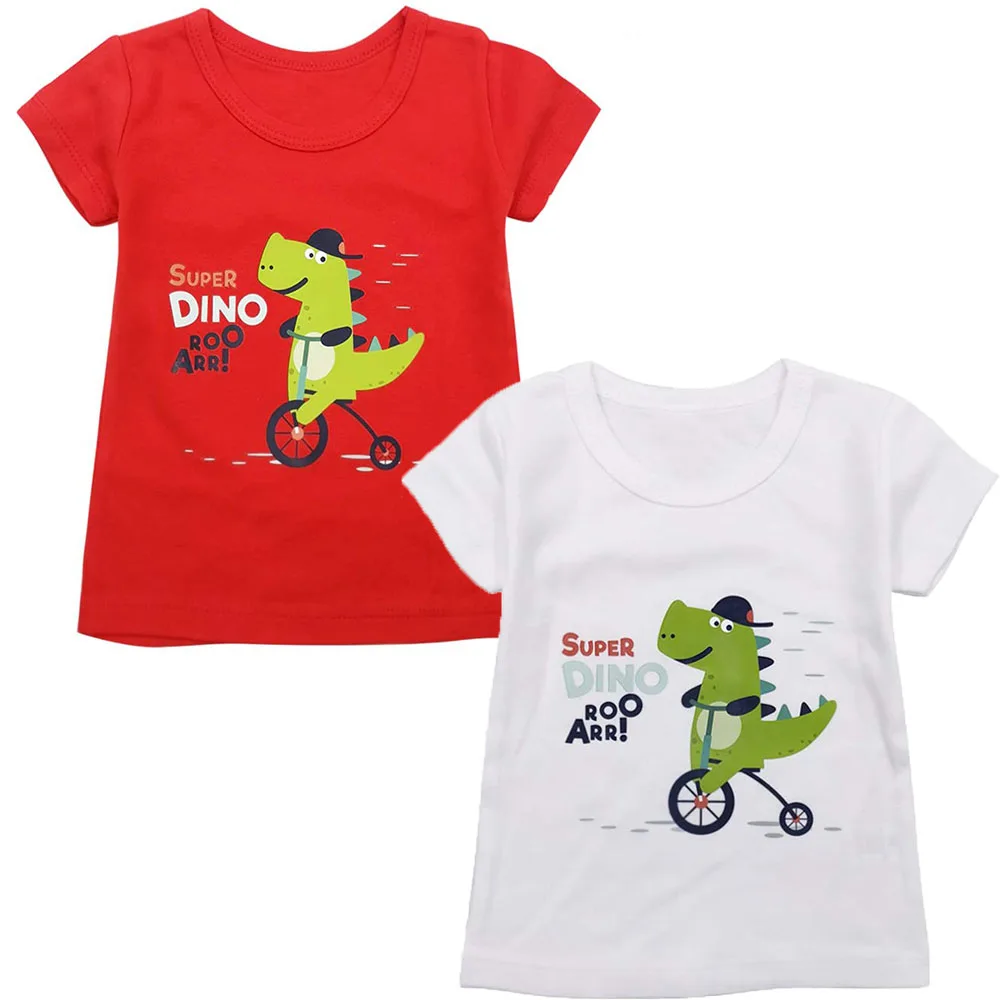 

Baby T-shirt summer short-sleeved Korean children's clothing two-piece spring and summer cartoon can be worn by men and women