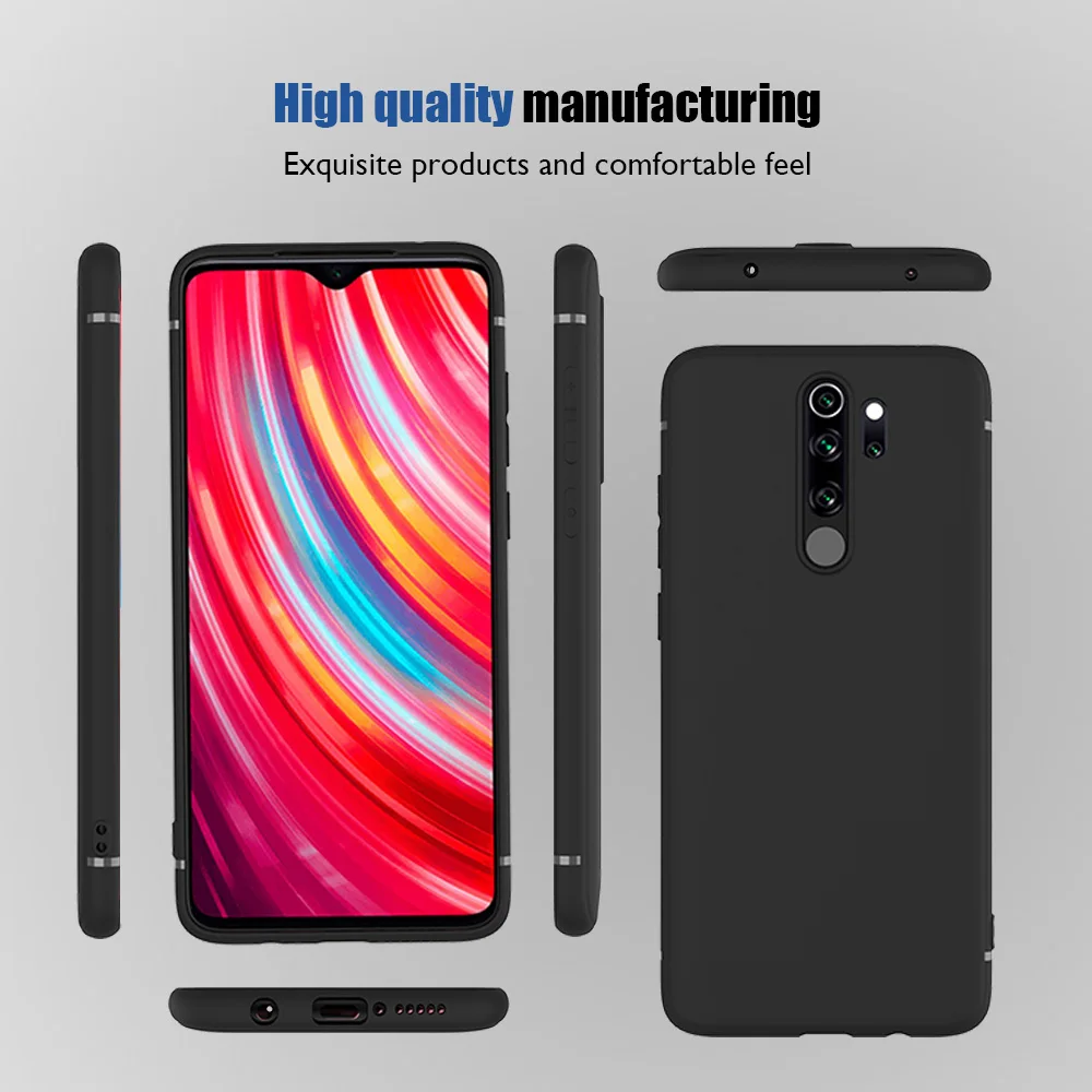 Матовый тонкий чехол для Redmi Note 8 Pro 7 6 pro 5 Redmi 7A 8A 6A K20 высококачественный гибкий мобильный чехол для телефона