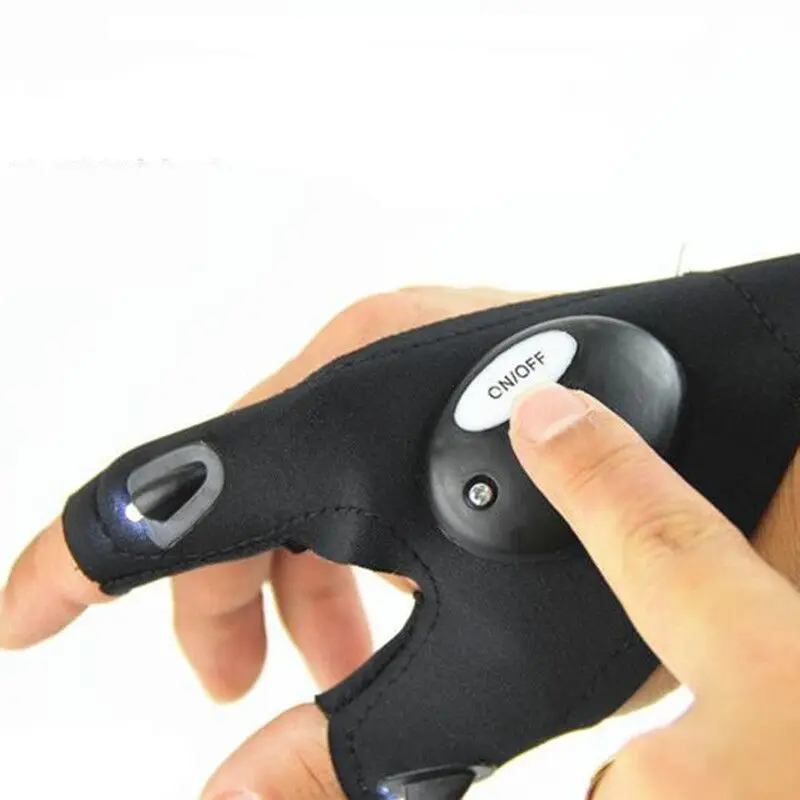 Новый светодиодный светильник перчатки палец ing Водонепроницаемый крепкий и