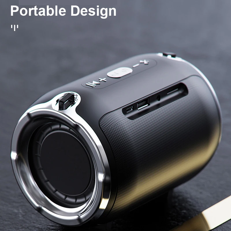 Портативная беспроводная Bluetooth колонка миниатюрная стерео Колонка для телефона