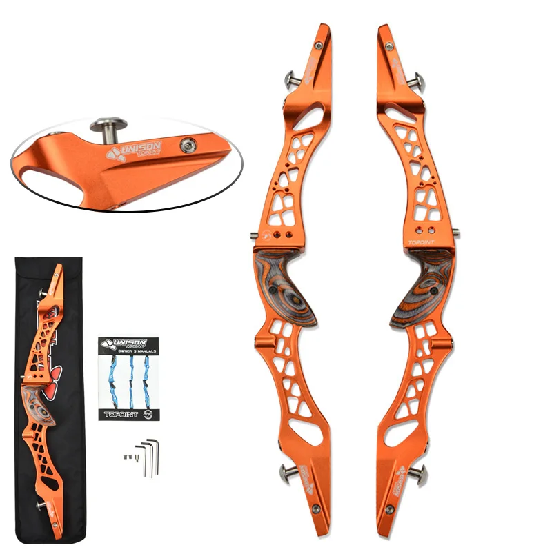 Изогнутый бант 25 дюймов Длина ручки из алюминиевого сплава стояк для охоты на