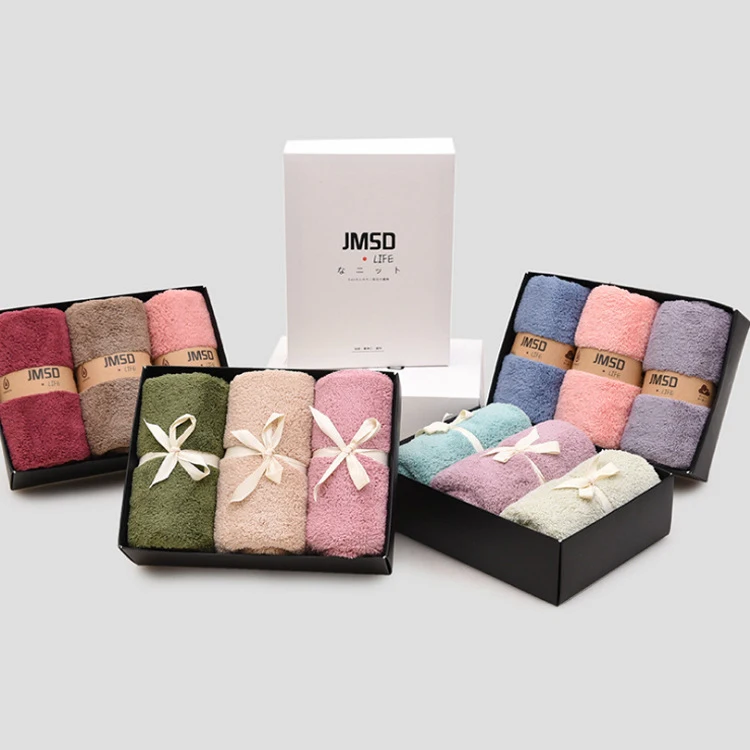 Изысканная Свадебная подарочная коробка для полотенца набор из трех предметов