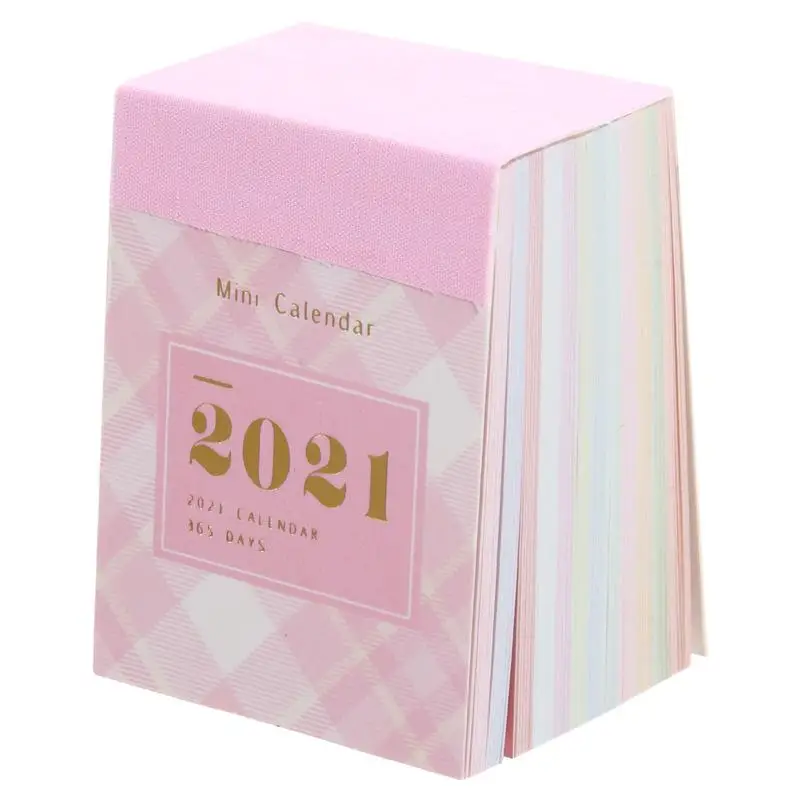 1 шт. настольный мини-календарь напоминание график Примечание 2021 для записок