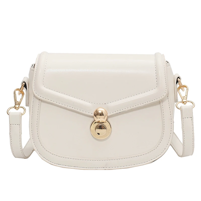 

[BXX] Simple Solid Color PU Leather Crossbody Bags For Women 2021 Summer Branded Shoulder Bag Trending Luxury Hand Bag HS208