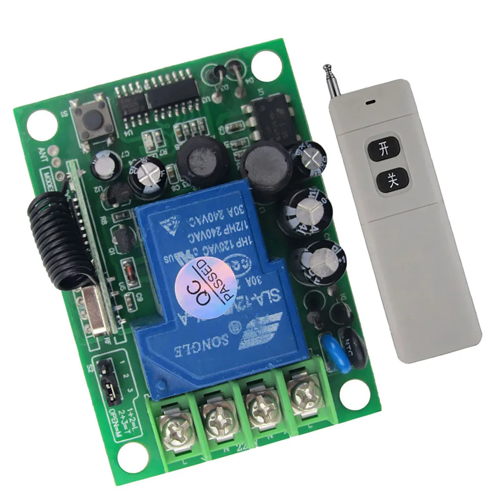 Беспроводной Радиочастотный переключатель дистанционного управления с