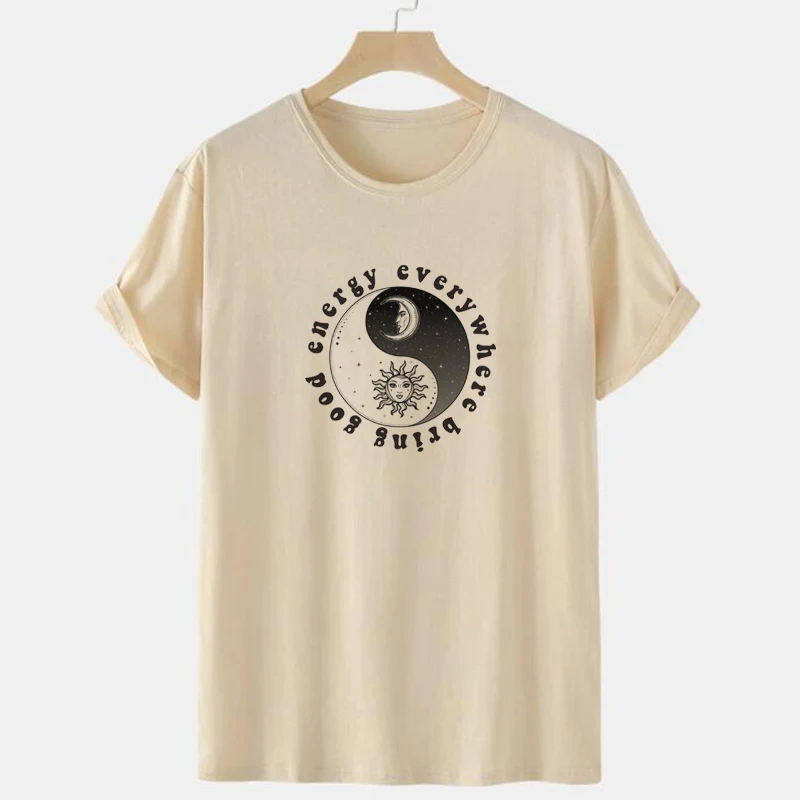 Футболка женская с коротким рукавом милая летняя рубашка в стиле ретро рисунком