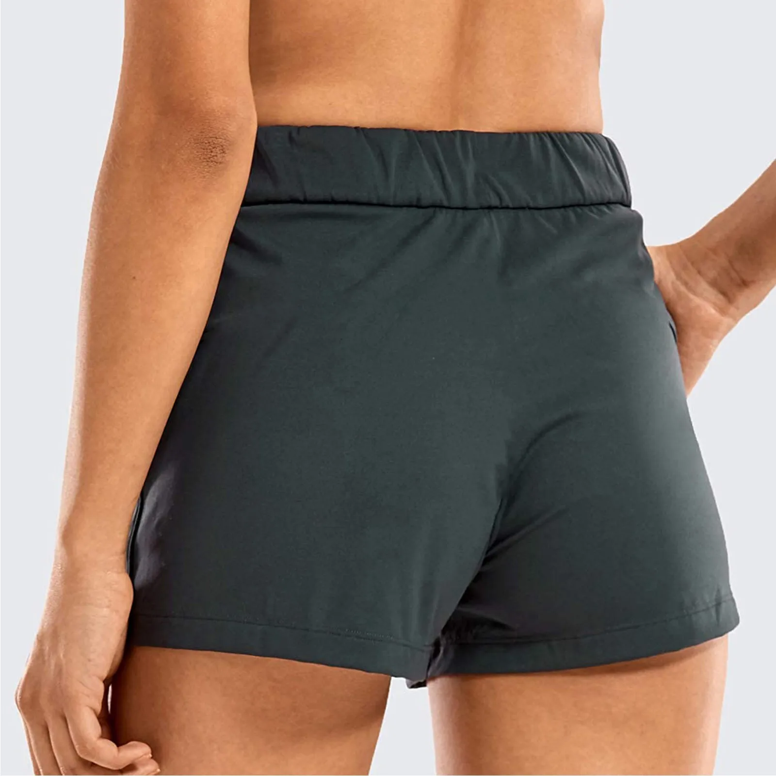 

Jogger Striped Sport workout shorts Ladies Lace up Womens Elastic Waist Shorts Summer Patchwork Gym Athletic Loose Shorts