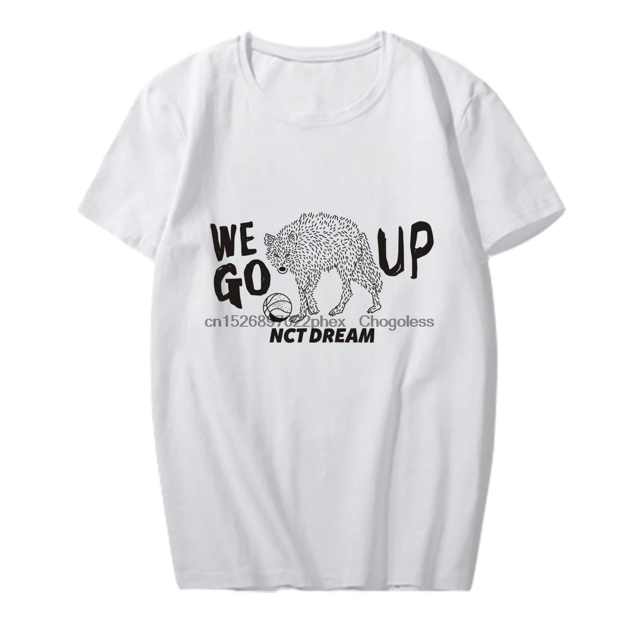 Kpop NCT DREAM We Go Up хлопковая футболка унисекс BasicTee спортивные топы Блузка (черный
