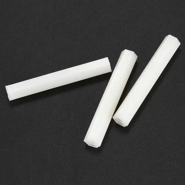 GTBL 40 мм M3 внутренняя резьба Белая нейлоновая прокладка для платы Шестигранная