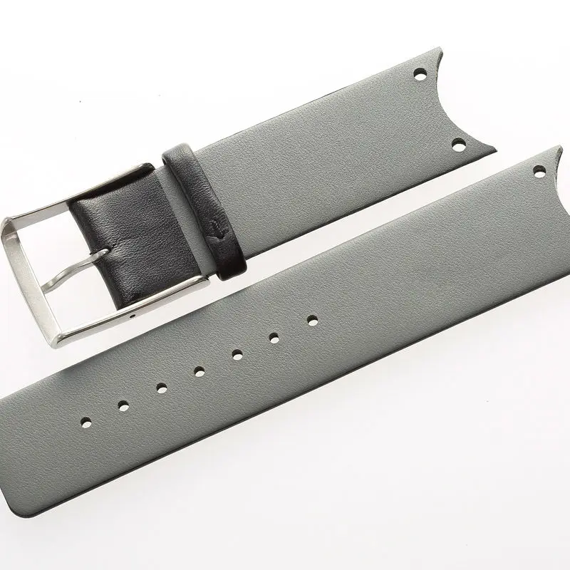 MAIKES Good Quality Genuine Leather Watch Strap Band Accessories fashion Black Watchbands For CK Calvin Klein KOH23100 KOV231