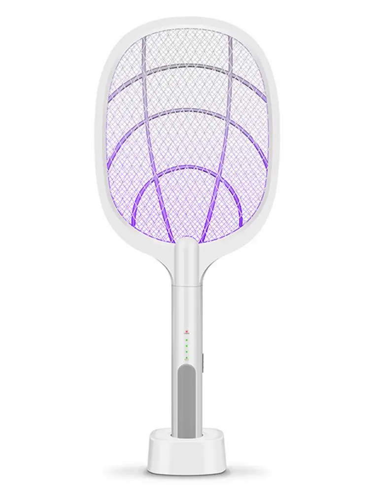 Домашняя Электрическая мухобойка с зарядкой от USB большая для дома и