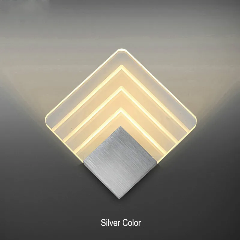 Modern Acrylic Led Wall Lamp Aluminum Light Luminarias Lights for Home Stair Bathroom Deco Fixtures | Лампы и освещение