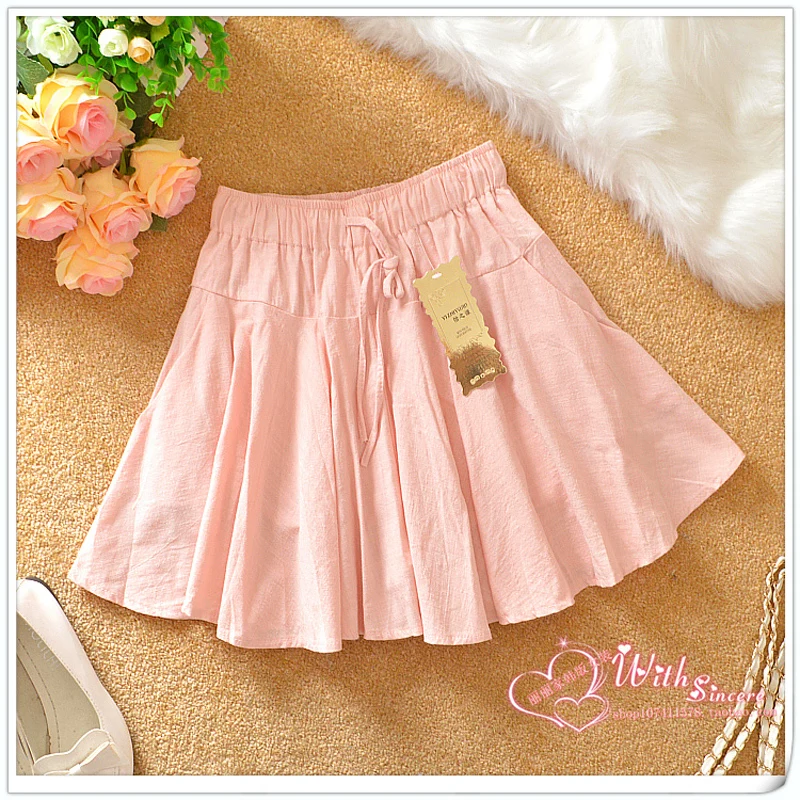 

White Black Chiffon Summer Bow Shorts Skirt Women Fashion Korean High Waist Tutu Pleated Mini Aesthetic Skirt Female Culotte New
