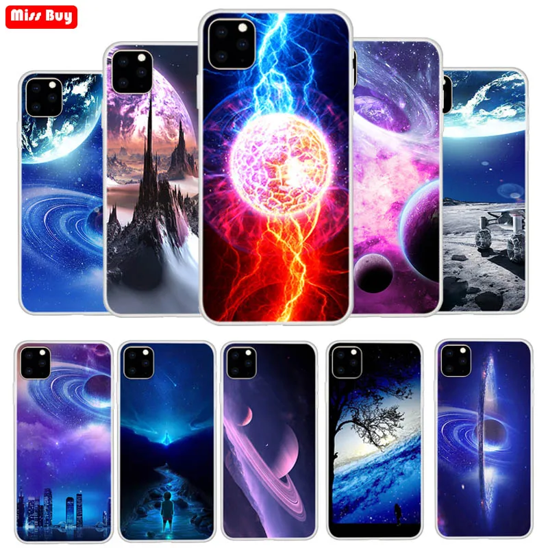 Тонкий силиконовый чехол для iPhone 11 Pro 11Pro ProMax 2019 5 8 Fundas Звездный мягкий XR X XS Max 6 6s 7