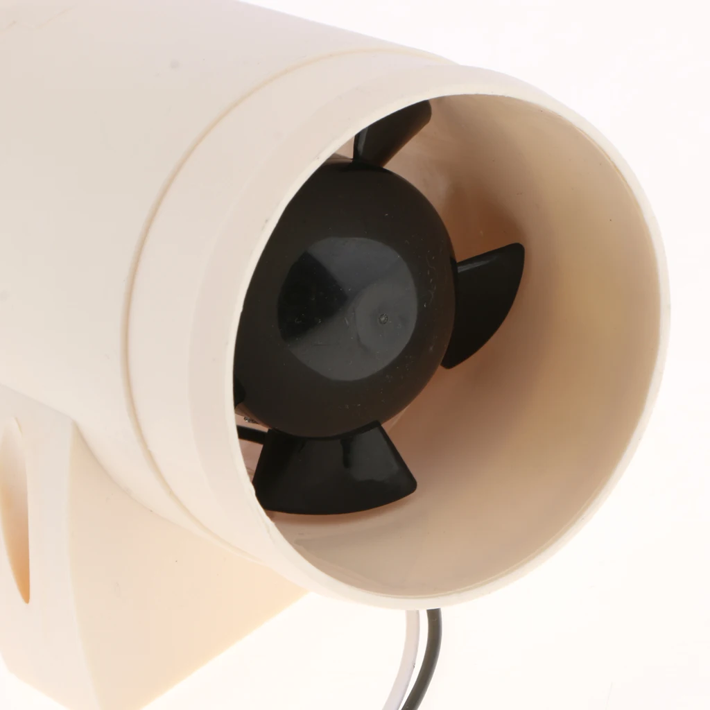 

3' 75mm in Line 12V Marine Boat Bilge Air Blower Fan 145CFM Ventilation