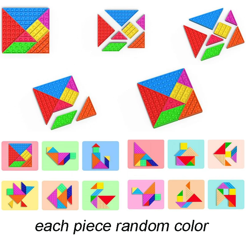 

Fidget Toys for Children Simple Dimple Interactive Puzzle Game Desktop Sensory Pop Antistress for Hands It Anti-stress