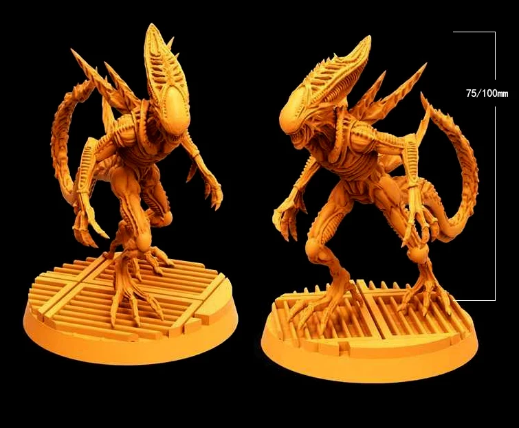

1/17 100mm 1/24 75mm Resin Model Kits Alien Figure Unpainted No Color DW-101