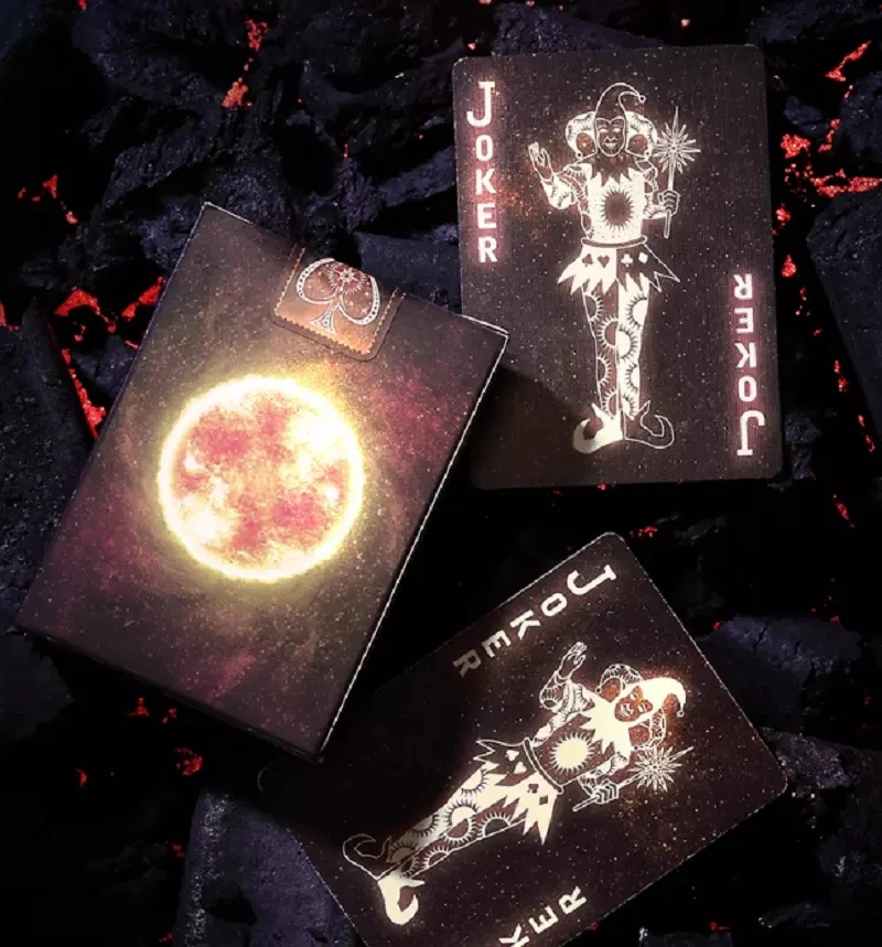 

2 Decks Bicycle Stargazer Sunspot Solar Playing Cards Collectible Poker Limited Edition Magic Cards Magic Tricks Props