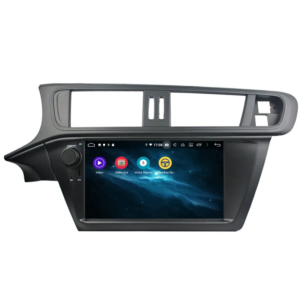 Android 9 DSP автомобильный Радио плеер gps навигация нет dvd для CITROEN C3 2005-2011 Лента