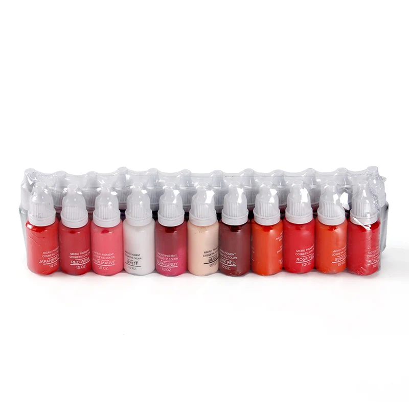 

Tattoo Ink Pigment For Permanent Makeup Easy To Use Micro Pigment Eyeliner Lip Body Tattoo Art Beauty Tools 23 Colors