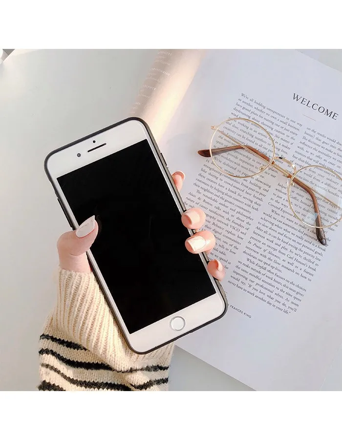 Gimfun молочно-белый чехол для телефона с сердечком Iphone X Xs Max XR простой глянцевый