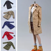 16 scale female figure accessory windcoat outerwear long jacket overcoat for 12 inches action figure body model