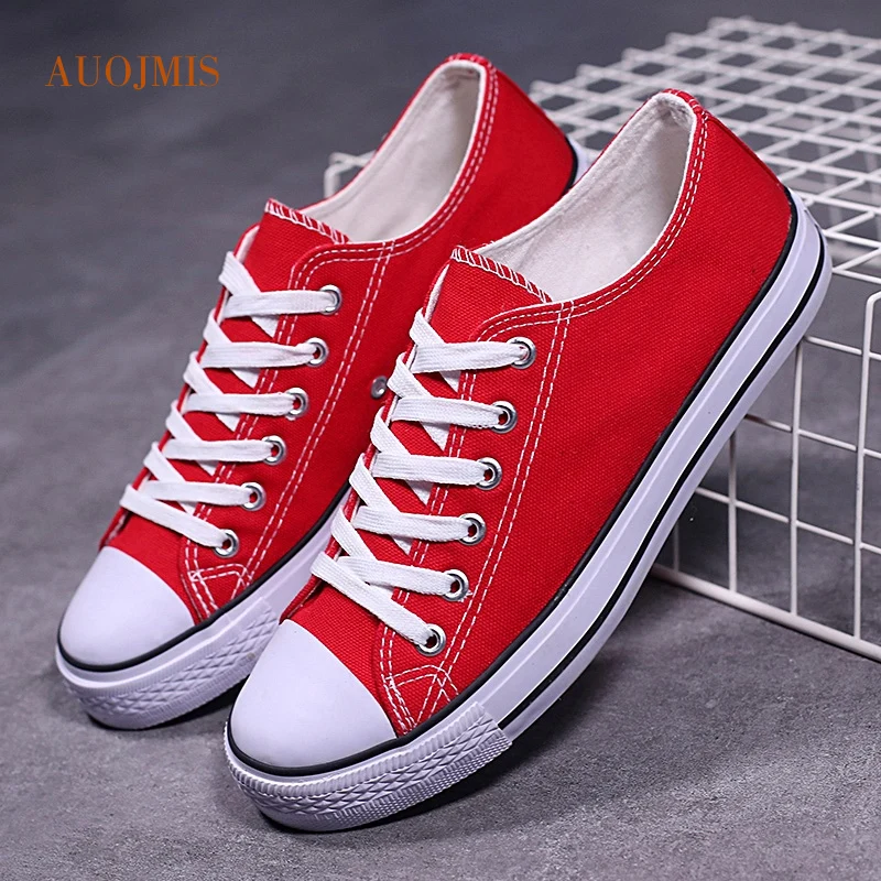 AUOJMIS 2019 summer sneakers cloth casual shoes couple models wild low canvas men's breathable lightweight wear-resistant | Обувь