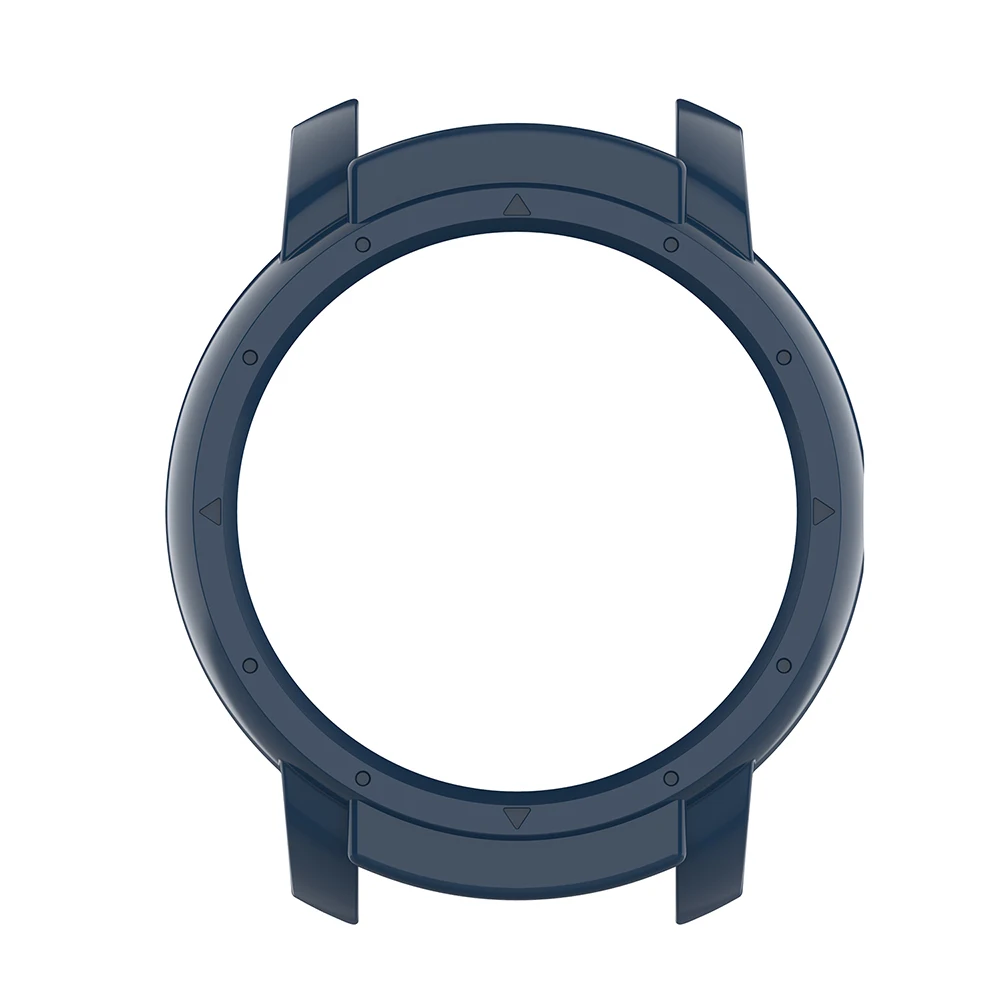 Dark Blue Новая защита жесткого диска чехол противоударный для Ticwatch E2 Смарт-часы спортивные противоударные Защитный чехол рамка - Цвет: Dark Blue
