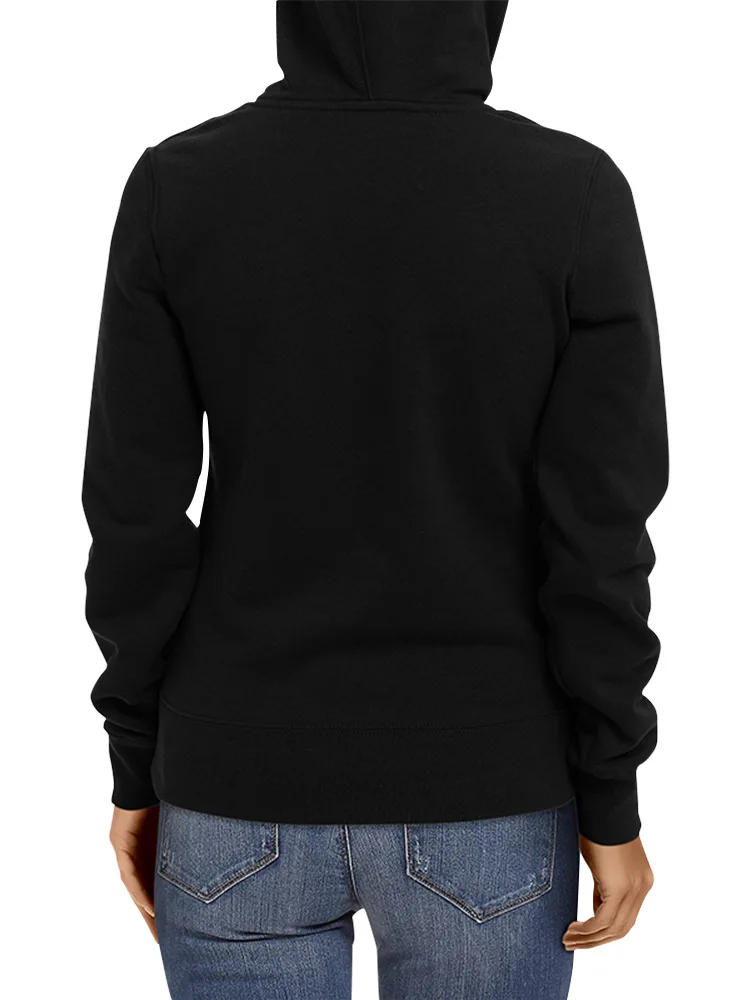 

Mandylandy Women's Casual Hooded Sweatshirt Autumn Winter Fashion Long Sleeve Solid Color Pocket Slim Fit Sweatshirt