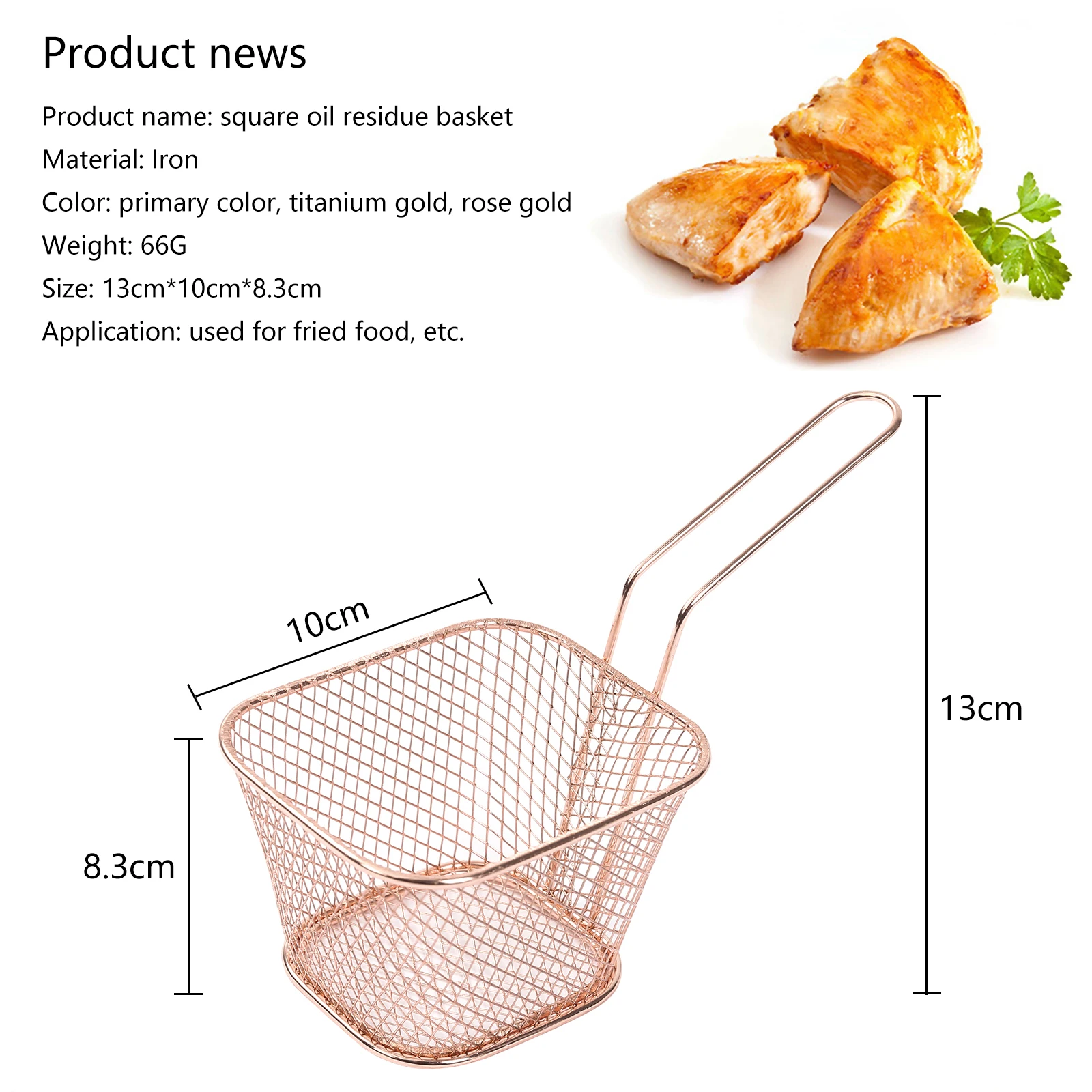 

Multifunction Mesh Basket Strainer Net Luxury Gold Steam Rinse Strain Fry French Chef Basket Drainer Magic Basket Kitchen Gadget