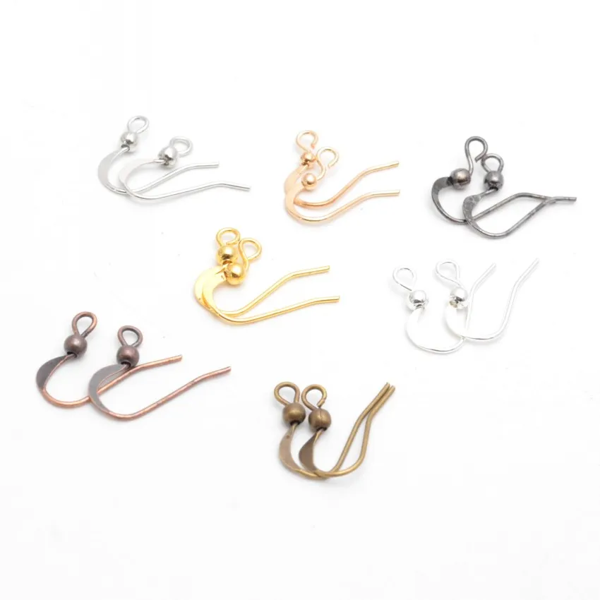 

150pcs/lot 15*18mm DIY Earring Findings Earrings Clasps Hooks Fittings DIY Jewelry Making Accessories Iron Hook Earwire Jewelry
