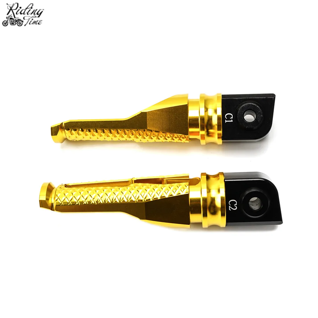 Gold Мотоциклетные Задние подножки для ног для поездок на мотоцикле Ducati Monster 696 796 695 659 темно 749 999 999S 999R - Цвет: Gold