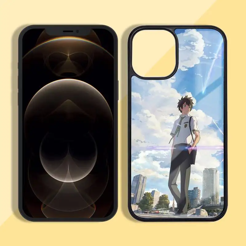 

Anime Your Name Phone Case Silicone TPU+PC For iPhone11 12 mini Pro MAX 7 8 Plus X XR XS Samsung S20 10 9 8 Plus ultra