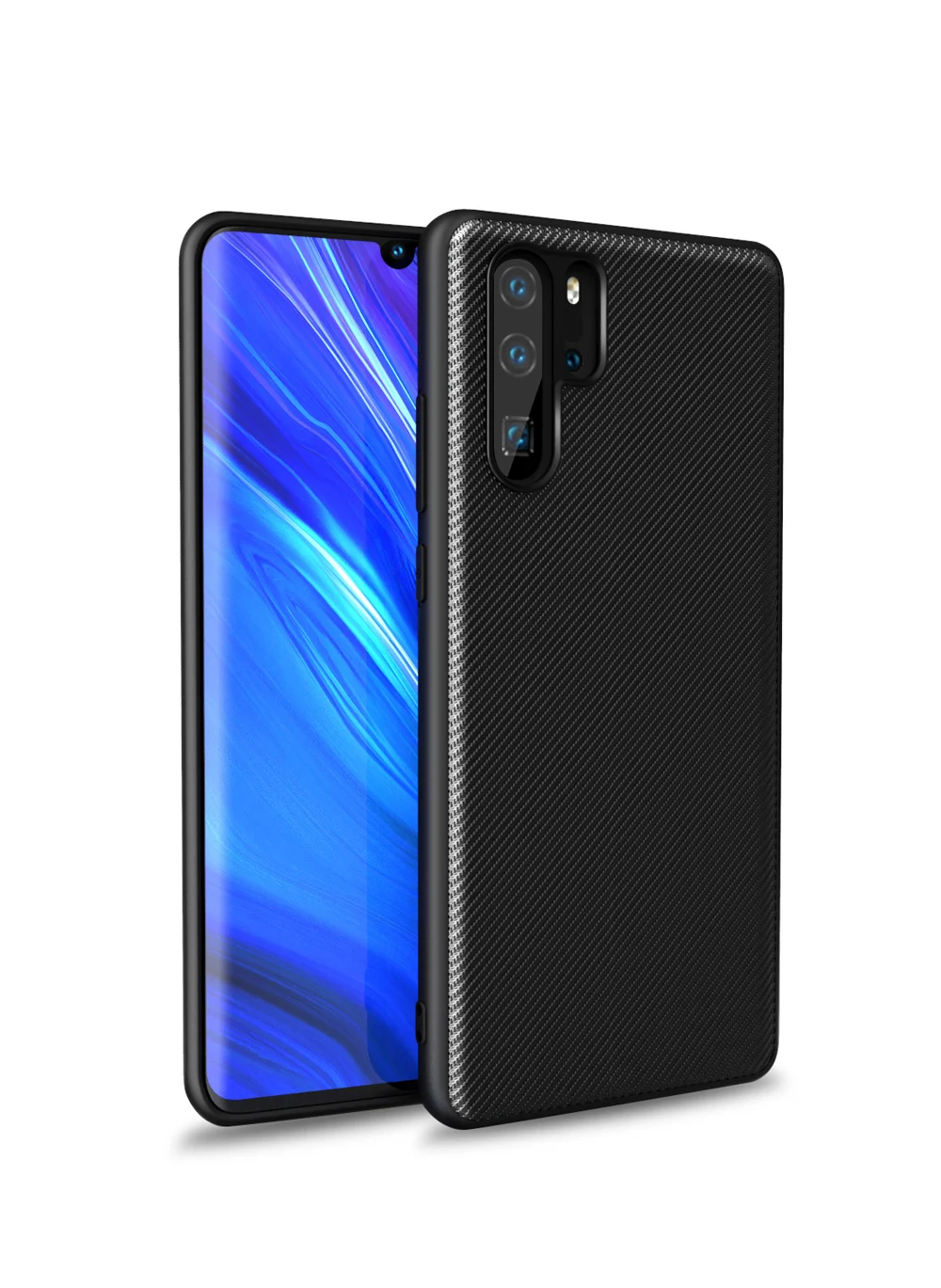 Для HUAWEI P30 Pro чехол Оригинальное углеродное волокно текстура из искусственной кожи полная Защита задняя крышка для HUAWEI P20 P30 Lite чехол для телефона