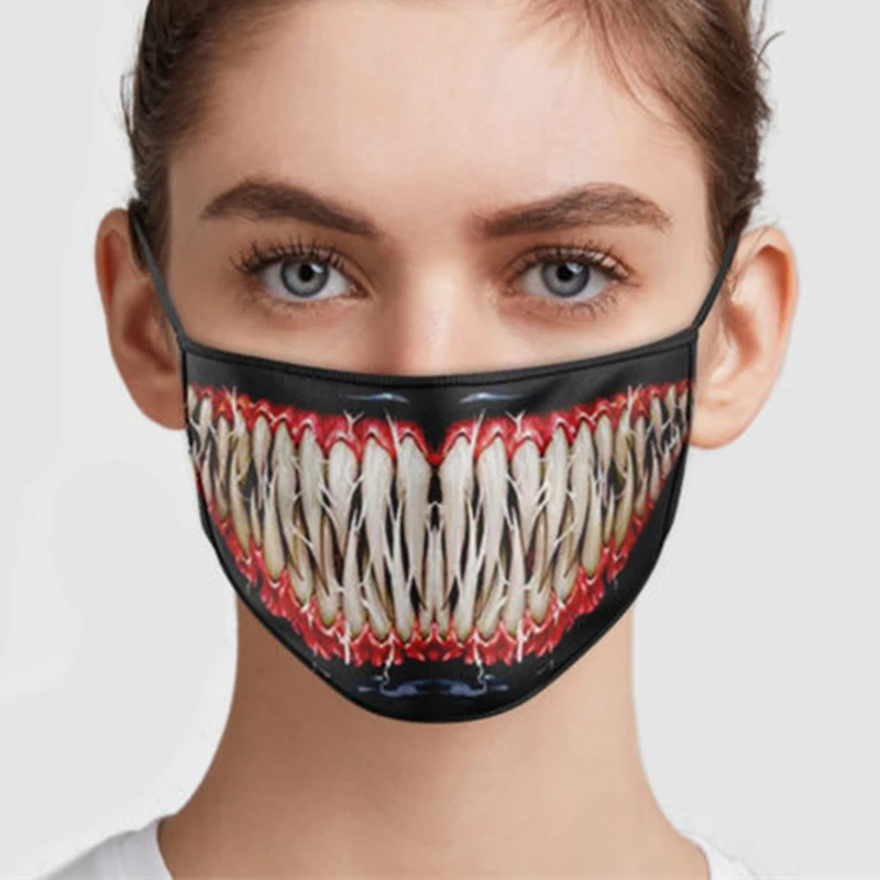 Костюм для косплея Веном Эдди Брока супергероя карнидж клоун каседи маска лица