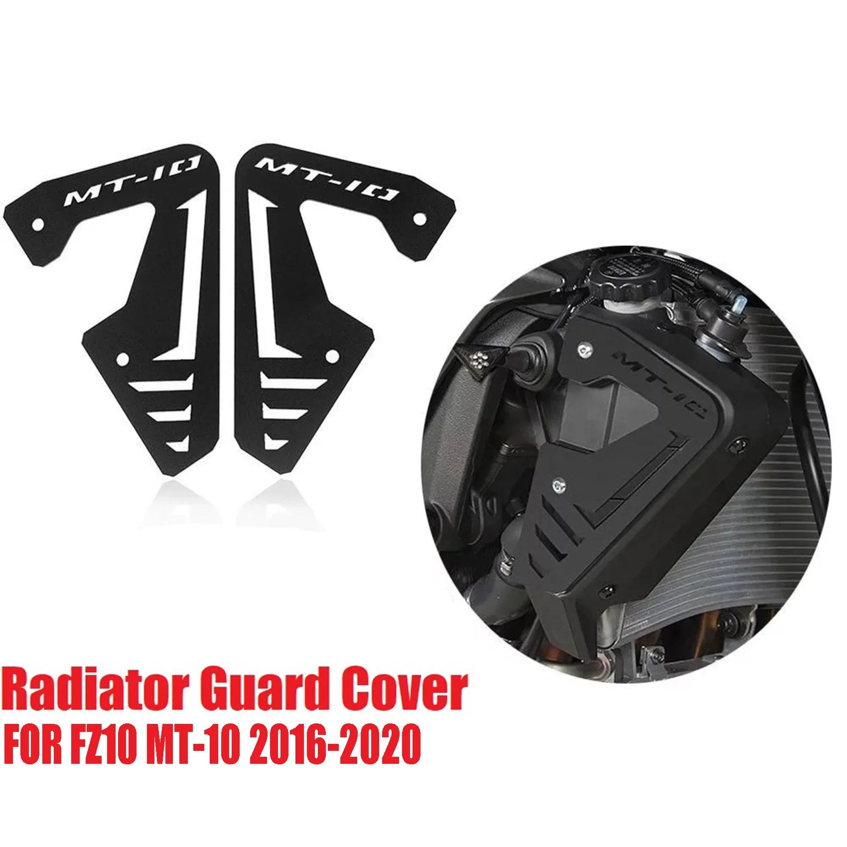 

Aluminum Motorcycle Radiator Side Plate Cover Protector Guard for Yamaha MT FZ 10 MT10 FZ10 MT-10 FZ-10 2015-2020