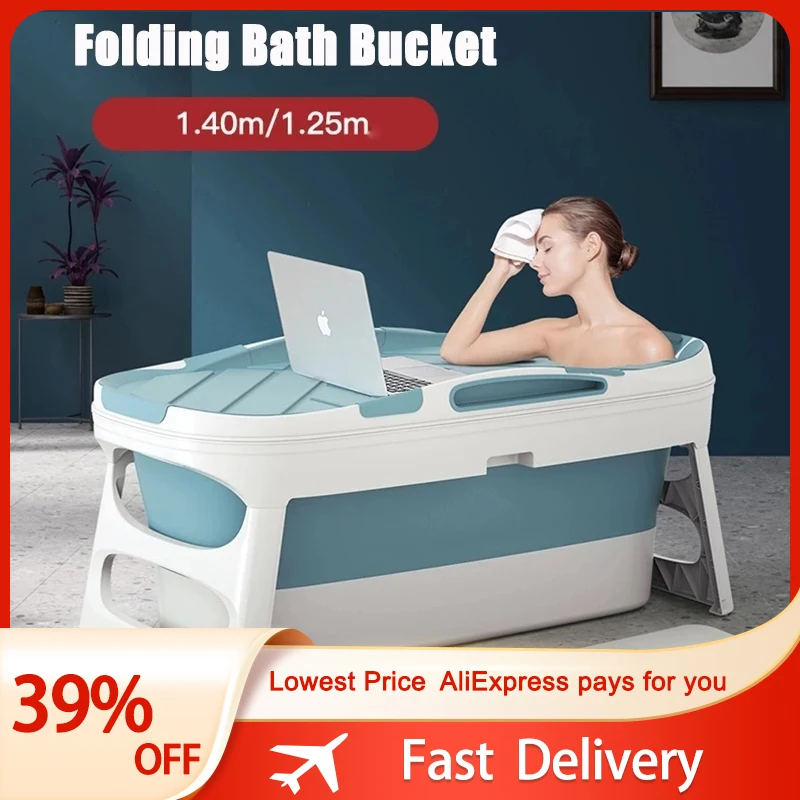 Ванна для взрослых домашняя сауна с крышкой ванной Складная тела большая бочка