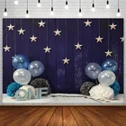 Фон Avezano для фотосъемки с изображением мальчика на 1-й день рождения с воздушным шаром для фотосъемки в фотостудии