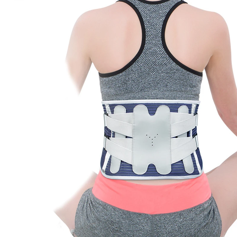 

Posture Corrector Lumbar Back Belt Heating Tractor Waist Corset For Relaxation Straight Back Support Instrument Brace Corset