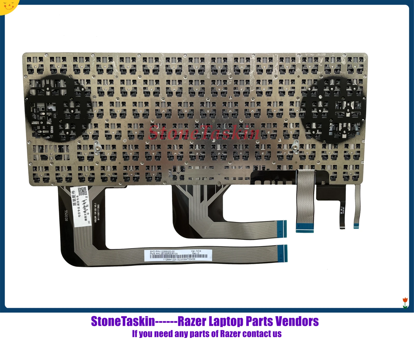 Клавиатура для ноутбука StoneTaskin New US backlit для Razer Blade 15 RZ09-02385 02386 0288 0301 2018 2019 Single Black Tested on