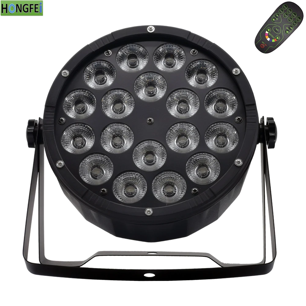 18X12 Вт RGBW 4в1 пульт дистанционного управления led par огни dmx512управление par led Профессиональное осветительное оборудование для дискотек