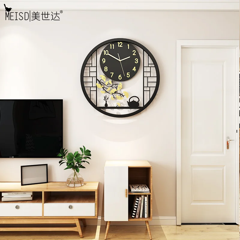 Качественные настенные часы MEISD из кованого железа украшение для дома большие
