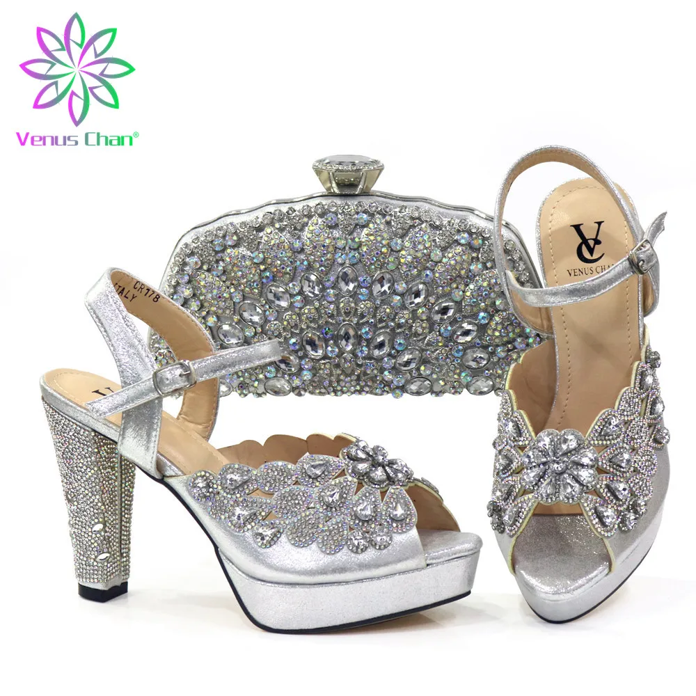 Gold Nigerian Shoes and Matching Bags for Women's Parties: Shoes and Bags to Match image 2