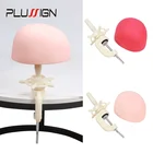 Насадка манекена с вентиляцией из силикона, настольная, половинчатая, с зажимом, с подставкой, белый цвет, высокое качество, S L, два размера