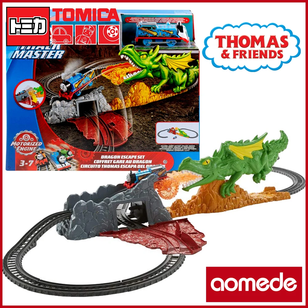 

Thomas And Friends Trackmaster Dragon Escape Set Train Railway Motorized Engine Track Toys For Children Christmas Birthday