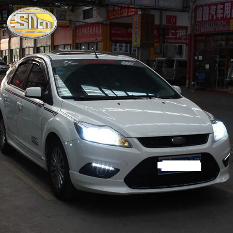 

2PCS LED Daytime Running Light For Ford Focus 2 MK2 2009 2010 2011 Auto Dimming Function 12V Car DRL Fog Lamp Decoration