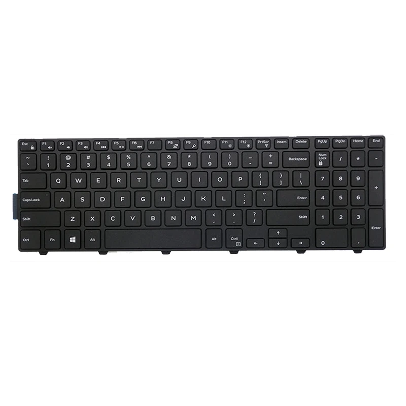 

Laptop Notebook Replacement Keyboard for Dell Inspiron 15 3000 3541 3542 5000 5542 5547 and 17 5000 Series US Layout