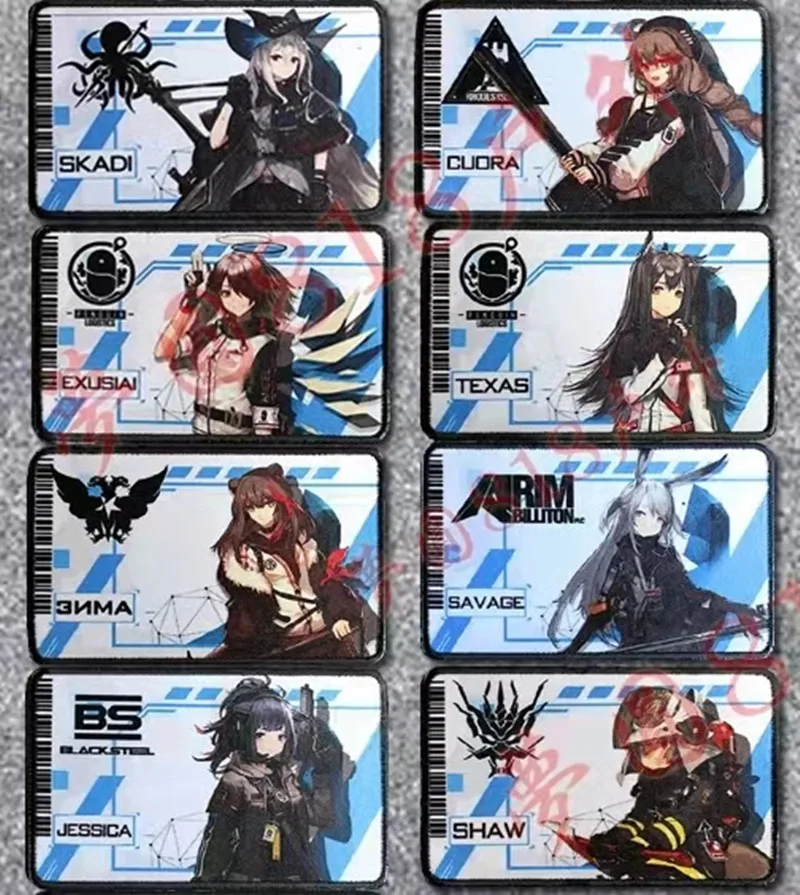 Arknight аниме игровой значок пластырь сотрудник Эксклюзивный принт липучка роллей