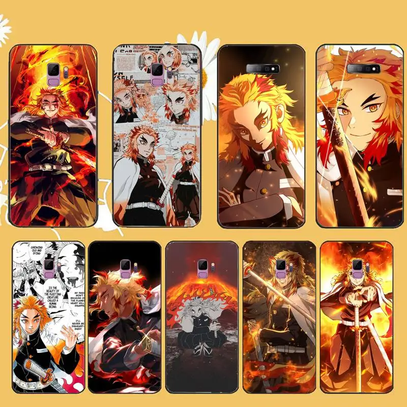 

Kyojuro Rengoku Demon Slayer Phone Case For Samsung galaxy A S note 10 7 8 9 20 30 31 40 50 51 70 71 21 s ultra plus